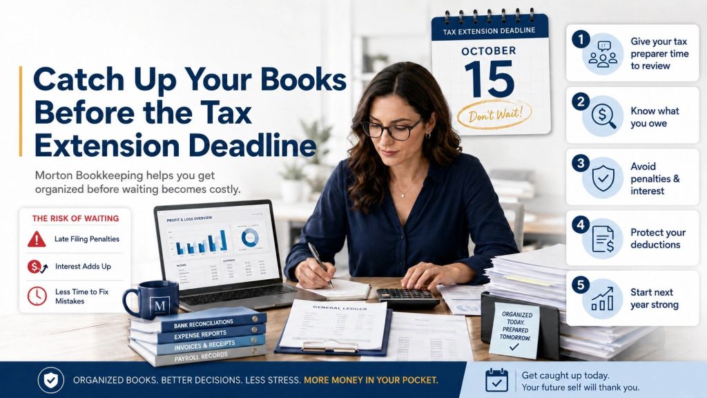 Catch Up Your Books Before the Tax Extension Deadline